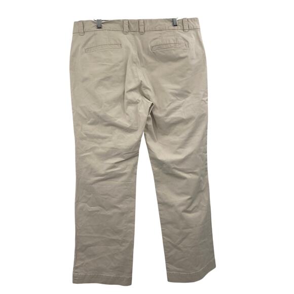 Eddie Bauer Mercer Fit Chino Khaki Pants Beige Cotton Stretch Women’s 14 - Picture 2 of 11